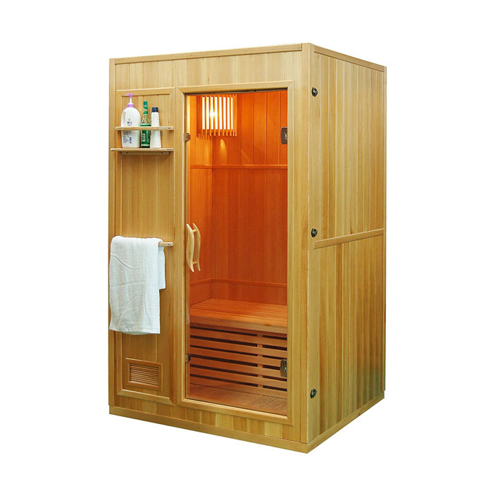 ALEKO Rejuvenator 2 Person Indoor Traditional Steam Sauna Wayfair